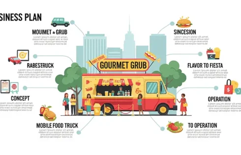 From Wheels to Meals: A Business Plan Template for a Mobile Food Truck